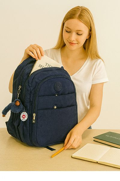 MESCHAIN Klinkir Fabric School Bag