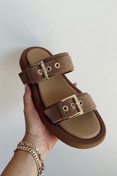 nope21shoess Papuci din piele naturală London Soil