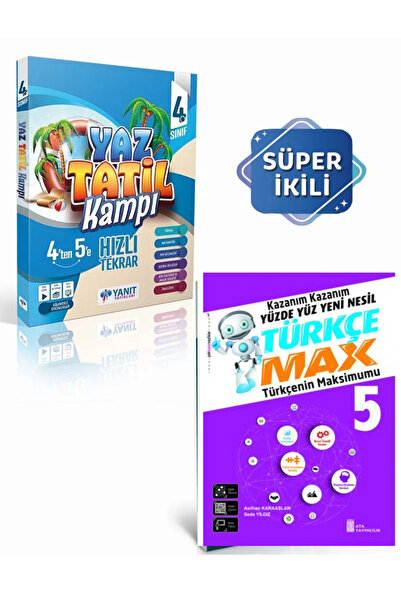 Yanıt Yayınları 4'ten 5'e Hazırlık Kitabı 5.sınıf Soru Bankası (2 KİTAP)