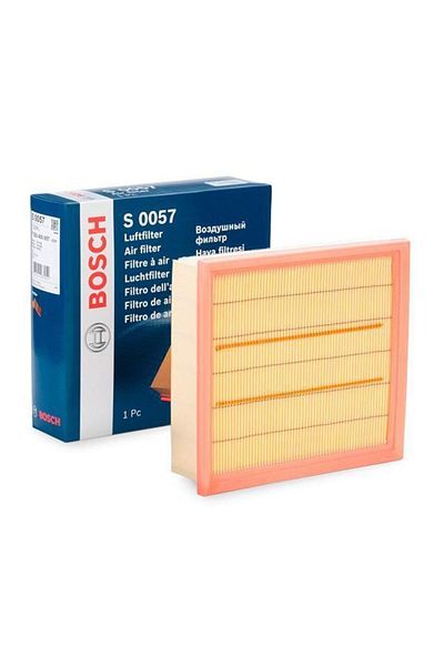 Bosch فلتر هواء فيات دوبلو 1.6 D 2010,2020- 2.0 D 10=>, Linea 1.4 07=>, 1.6 D 09=>, Punto 1.3 D 12=>,