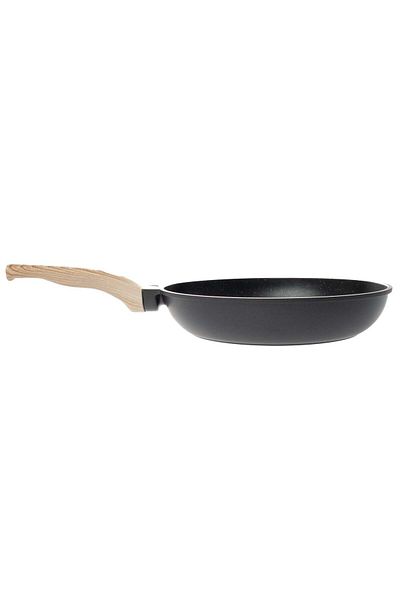 Ella Home Italia Universal frying pan with natural handle, Cast aluminum, 28 cm