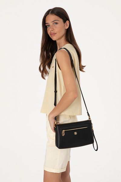 U.S. Polo Assn. Women's Black Crossbody Bag 50311450-Vr046