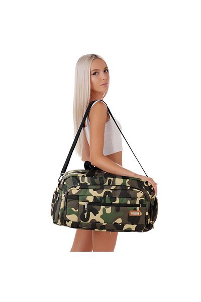 Ella Icon | Army Green Travel Bag | 50x20x27 Cm