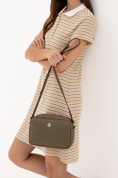 U.S. Polo Assn. Women's Khaki Crossbody Bag 50311449-Vr027