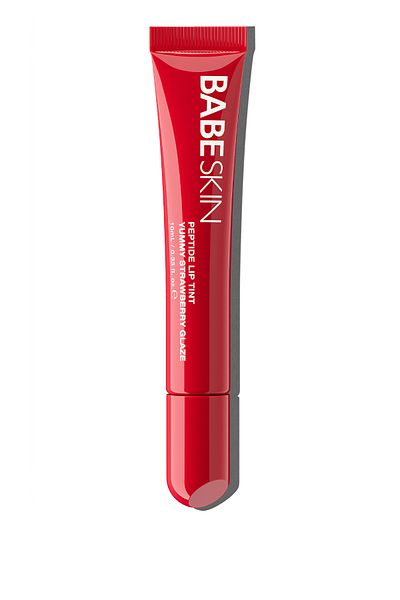 Babeskin 10ml Strawberry Tint Lip Care Brightening Lip Balm - Peptide,Shea,Cupuaçu Nourishing & Moisturizing