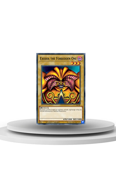 Store Yu-Gi-Oh Invincible Exodia Turkish Boxed Cards