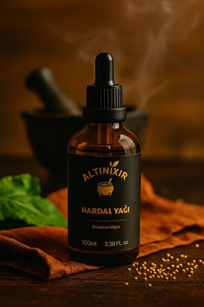 ALTINİXİR Hardal Yağı Soğuk Sıkım 100ml