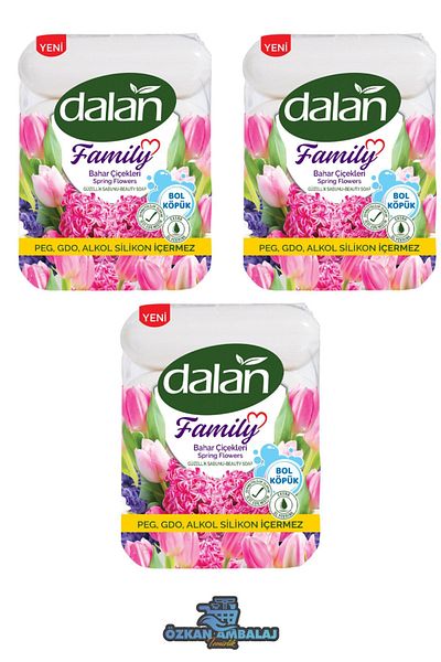 Dalan Family Spring Flowers Hand Soap 3 Pack