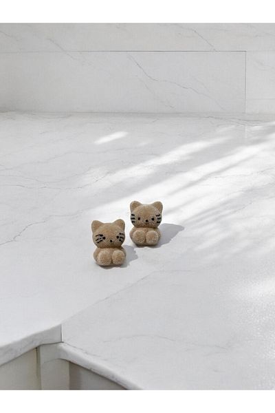 MAC CENTER Girl Child Earring with Little Kitty