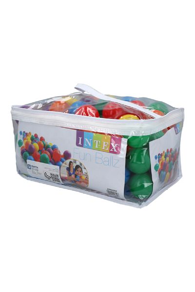 Intex 100-Piece Small Fun Balls with Bag Multicolor