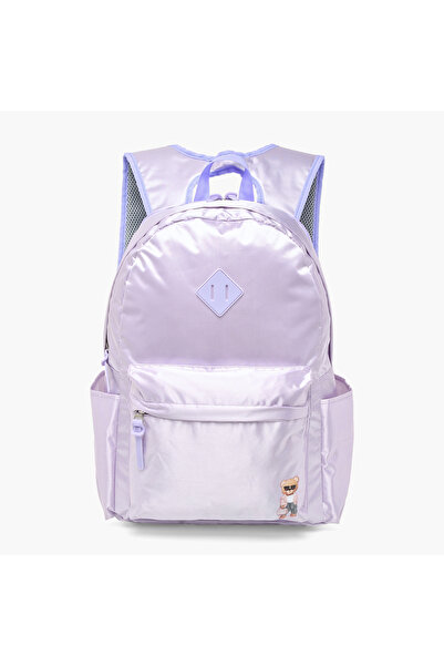 Juniors Bear Print Backpack with Adjustable Shoulder Straps - 17 inches