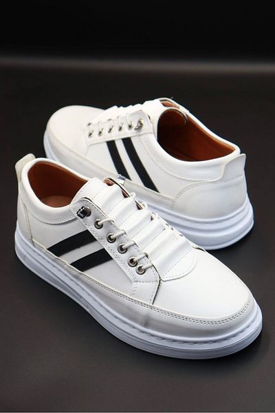 BY ERG SHOES Men's Daily Flexible Comfortable Easy to Wear Stitched Light Sole Walking Sports Shoes