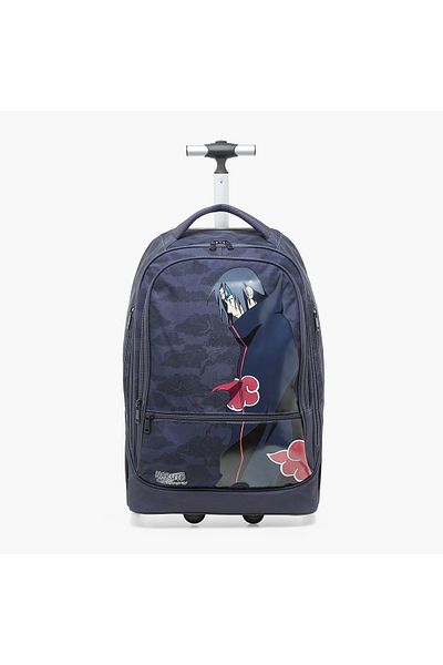 TV TOKYO TV Tokyo Naruto Print Trolley Bag with Retractable Handle - 20 inches