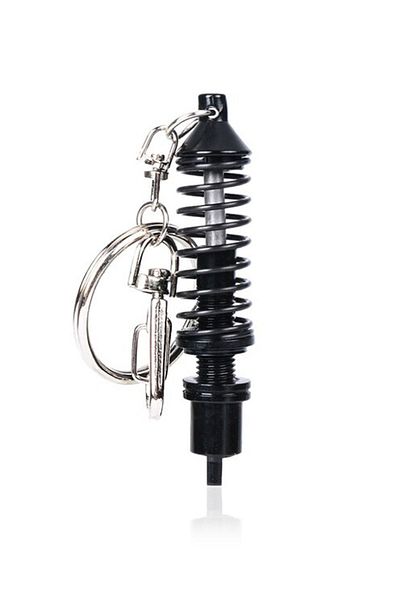 Mega Oto Market Auto Car Keychain Coilover Adjustable Black Metal
