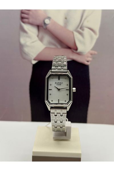 JG. Polo Club Rectangular Classic Women's Watch Waterproof 2 Years Warranty