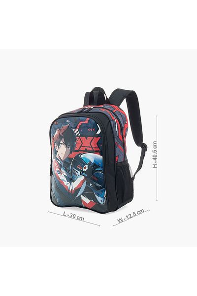 Juniors 5-Piece Anime Print Backpack Set - 16 inches