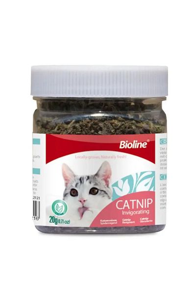 Bioline Bioline Natural Catnip Leaves for Cats, 20g, Play Stimulant & Enrichment (230ml)