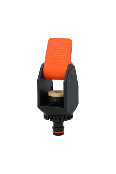 CLABER Koala Square and Mixer Tap Connector Black and Orange