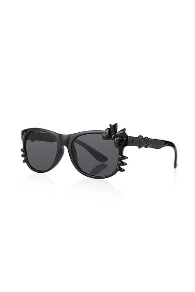 MACERATİ Bow Uv400 Black Children's Sunglasses 4037