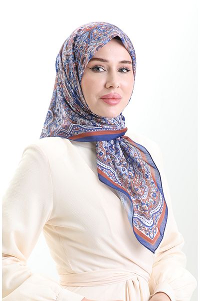 sefamerve Μαλακό κασκόλ Ethnic Pattern 90201-06 Saks