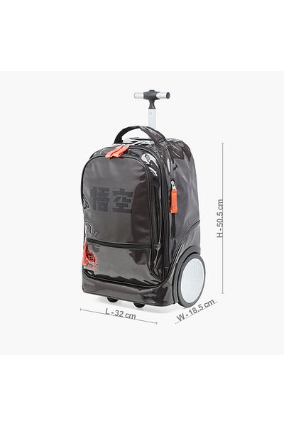 TV TOKYO TV Tokyo Dragon Ball Print Trolley Bag with Zip Closure - 20 inches