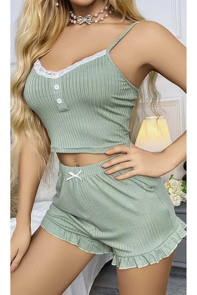 Olivia Carmen Lycra Shorts Set Nightgown