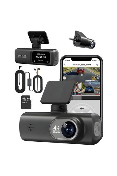 QOVU Car DVR camera QOVU®Double 4K Full Kit V22