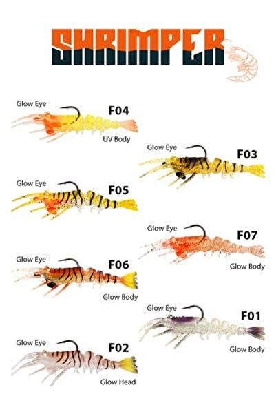 Fujin Shrimper 75mm 4gr Silikon Karides