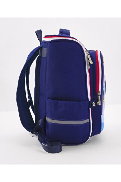 Bonfino Bonfino Astronaut School Bag, Padded Shoulder Straps, Blue - 16 Inches