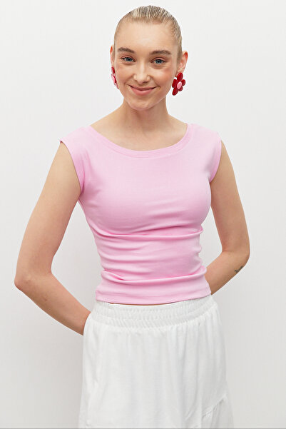 urban focus Boat Neck T-Shirt