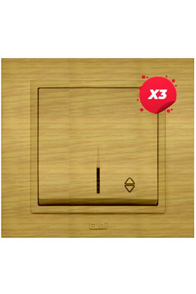 ELBI ELECTRIC X3 - Zena Maple Switch Head Staircase LED ST