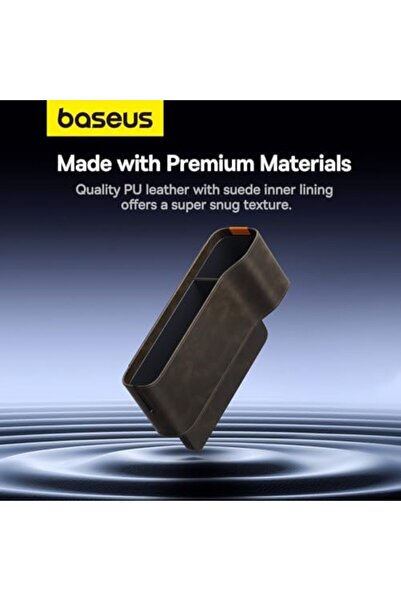 Baseus Car Seat Organizers Storage Box Console Car Organizer Side Pocket with Cup Holder for phones,