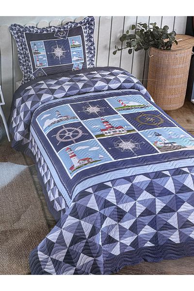 Örtüm Anchor Single Quilted Bedspread
