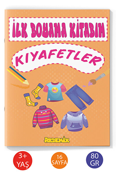 Ardemix İlk Boyama Kitabım Kıyafetler 16 Sayfa 80 Gr