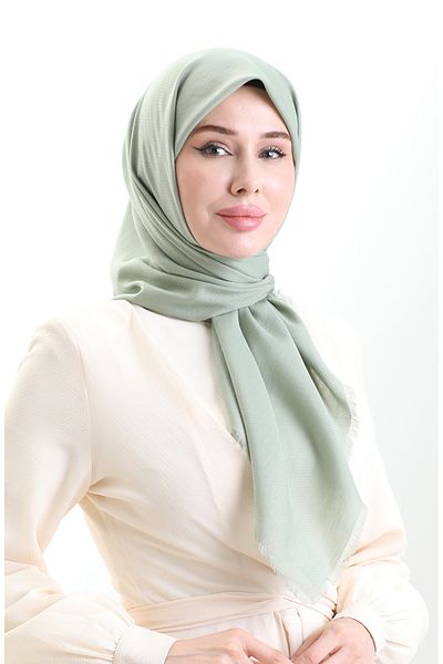sefamerve Φουλάρι Koton Jacquard 90199-07 Çağla Green