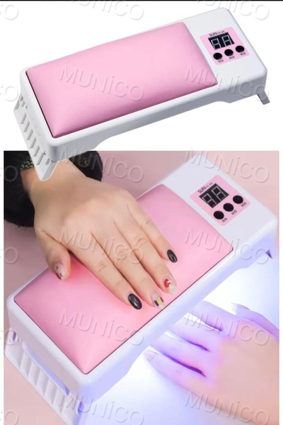Munico El Yastık Tırnak Kurutucu Dijital Ekran Katlanabilir Zamanlayıcı Çabuk...