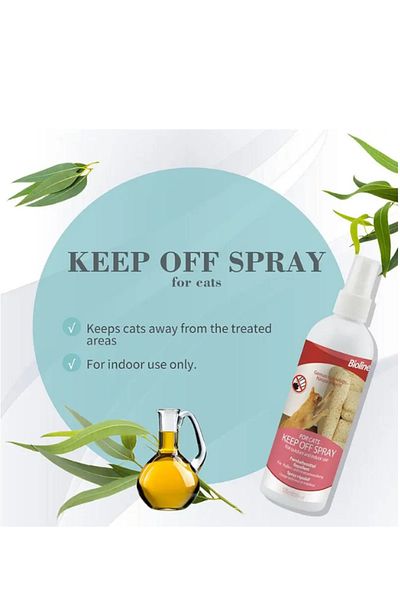 Bioline Bioline Keep Off Spray for Cats - 209g - Unwanted Behavior Deterrent