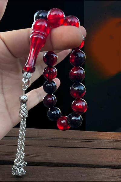 Atolyezone Efe Boy Color Drainage Powder Amber Prayer Beads, Amber Prayer Beads