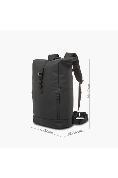 Juniors Solid Rucksack Backpack with Clip Lock Closure - 17 inches
