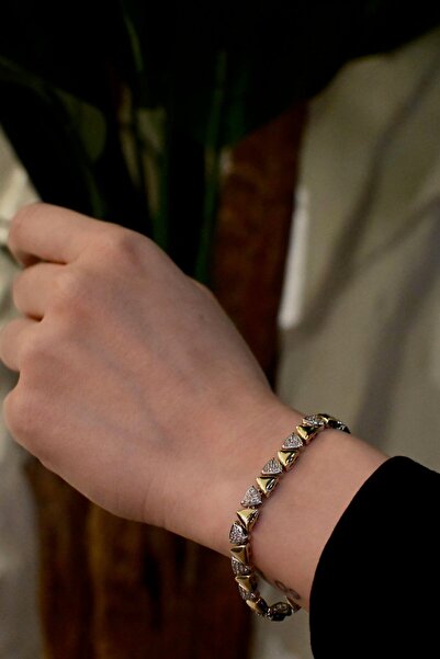 Store Siva Taşlı Bileklik