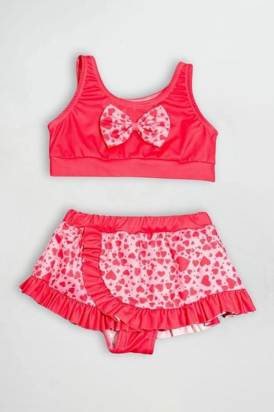 Harika KIDS Girl's Bow Detailed Swimsuit Bikini Suit