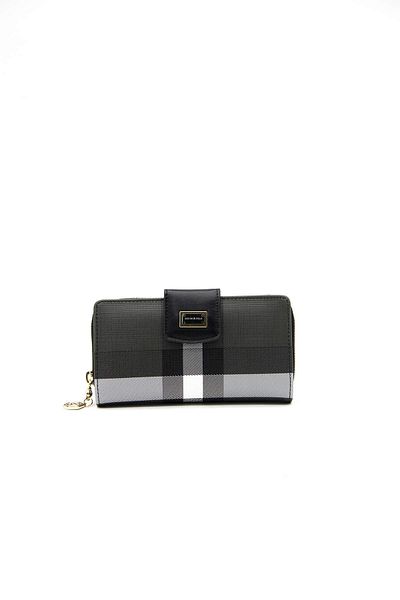 Silver Polo WALLET/PLAIDSilver Polo BLACK Wallet & Card Holder
