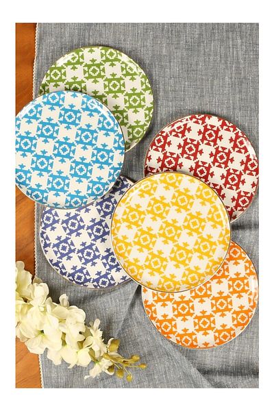 Porland Morocco Ethnical Pasta Set 6 Pieces