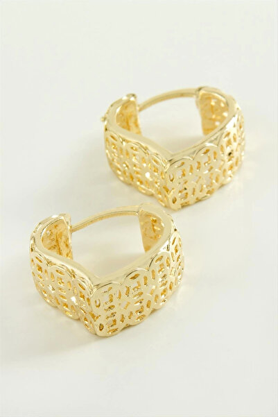 Eco Lounge Heart Lock Ring Earrings