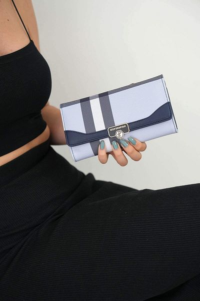 Silver Polo PORTOFEL/CARAS Portofel și suport pentru carduri Polo argintiu BLUE