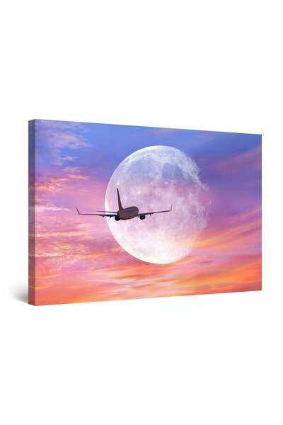 startonight Tablou DualView Startonight Spre Luna, 60 x 90cm