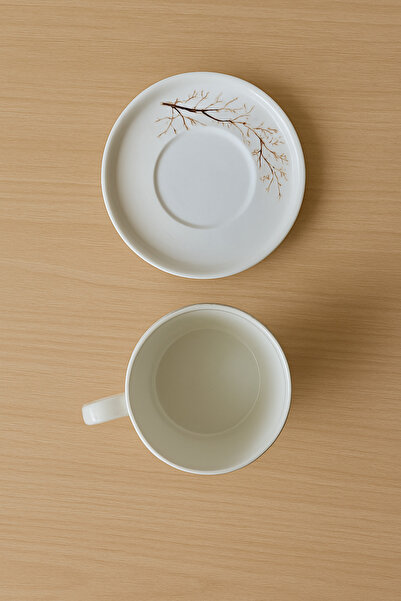 RGS HOMELİFE Gold Gilded 2 Piece Tree of Life Mug Set