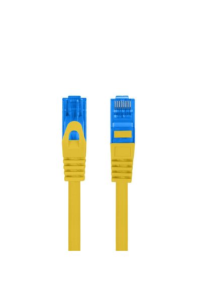 Lanberg Cablu Ethernet S/FTP Cat.6A, 20m, 2xRJ45, 500MHz, Galben, AWG26, LSZH - Lanberg