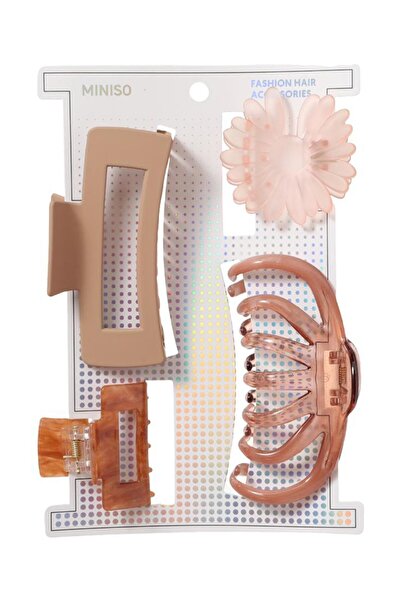 Miniso Renkli Kıskaç Toka Seti (4 adet)