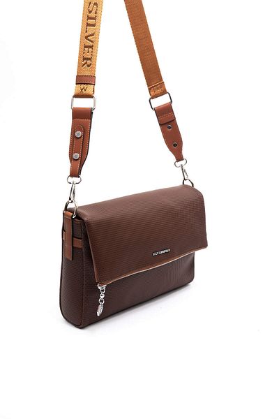 Silver Polo WOMEN'S BAG/SKIN LEATHERSilver Polo BROWN Shoulder Bag